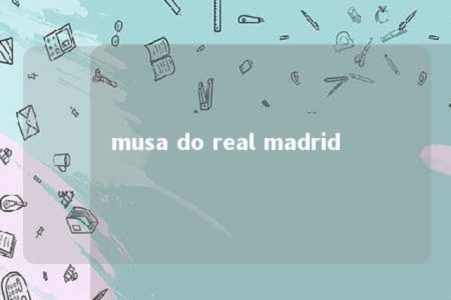 musa do real madrid 