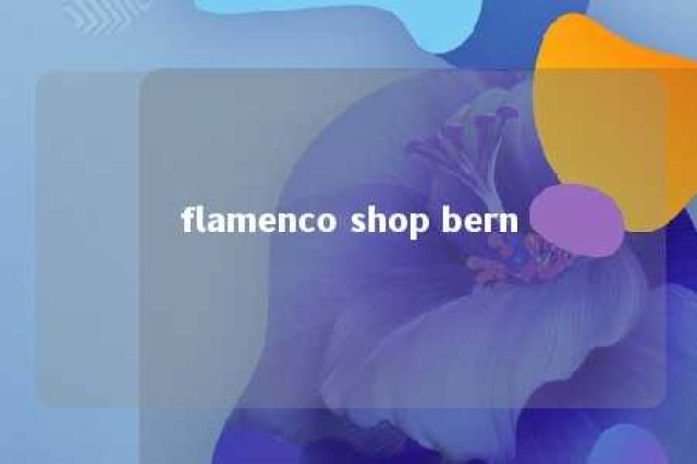 flamenco shop bern 